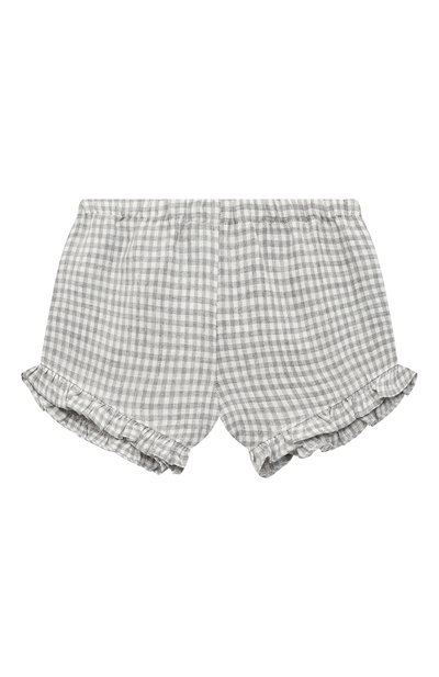 Комплект из топа и шорт IL GUFO серого цвета по цене 15850 руб., арт. P23DP424L1012/3M-9M, фото 5 Комплект из топа и шорт IL GUFO, арт. P23DP424L1012/3M-9M, фото 5