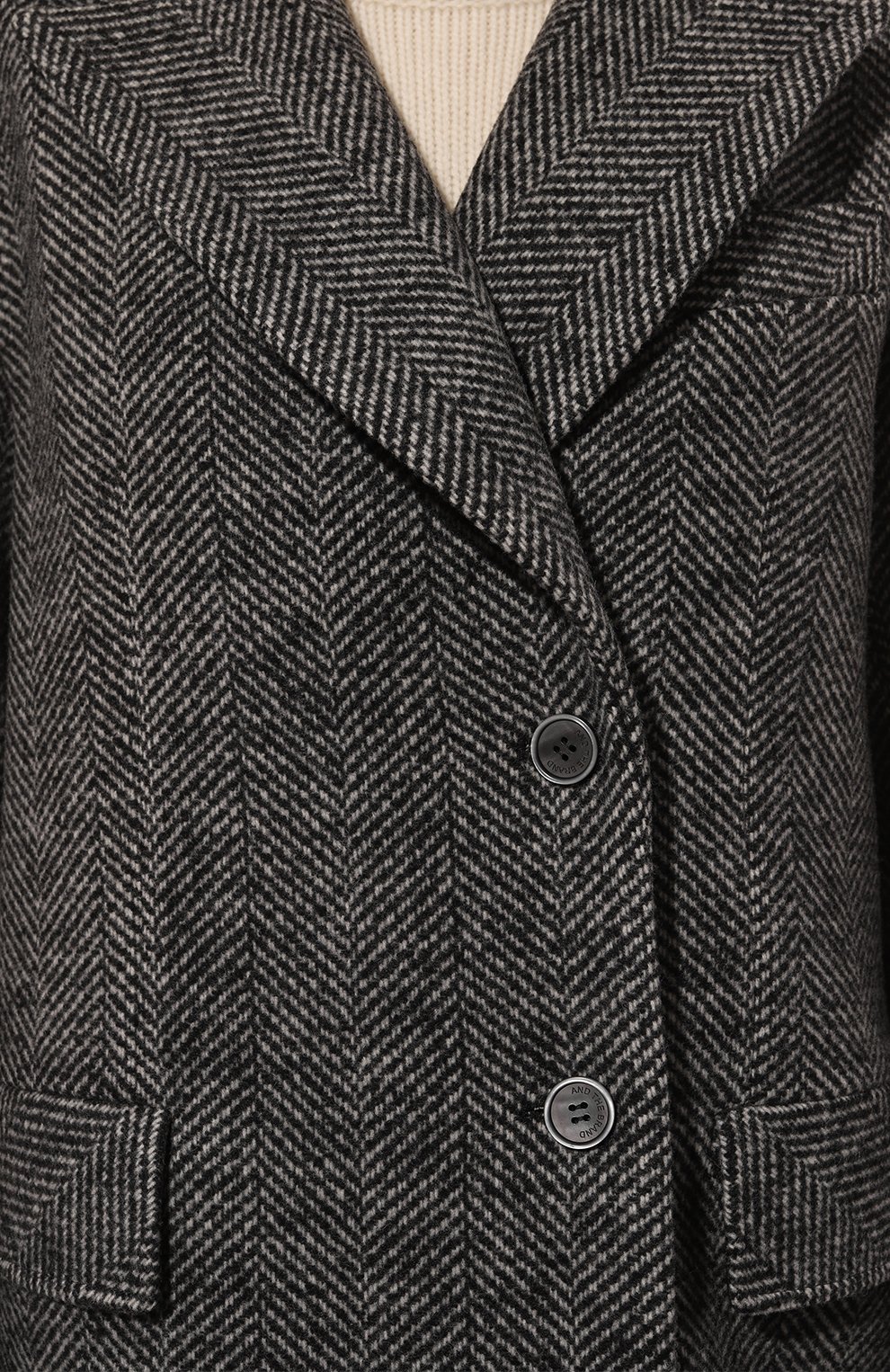 Шерстяное полупальто AND THE BRAND, арт. CT008-2013-9010-W25, фото 5