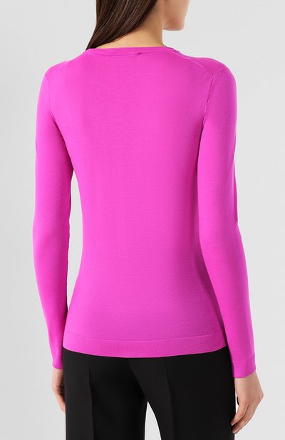Кашемировый пуловер RALPH LAUREN фуксия цвета по цене 79150 руб., арт. 290615194, фото 4 Кашемировый пуловер RALPH LAUREN, арт. 290615194, фото 4