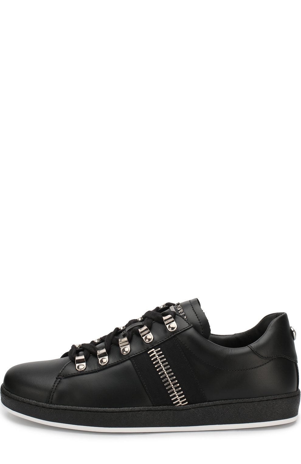 Кожаные кеды eric на шнуровке BALMAIN, арт. W8HC339/PTCF, фото 3