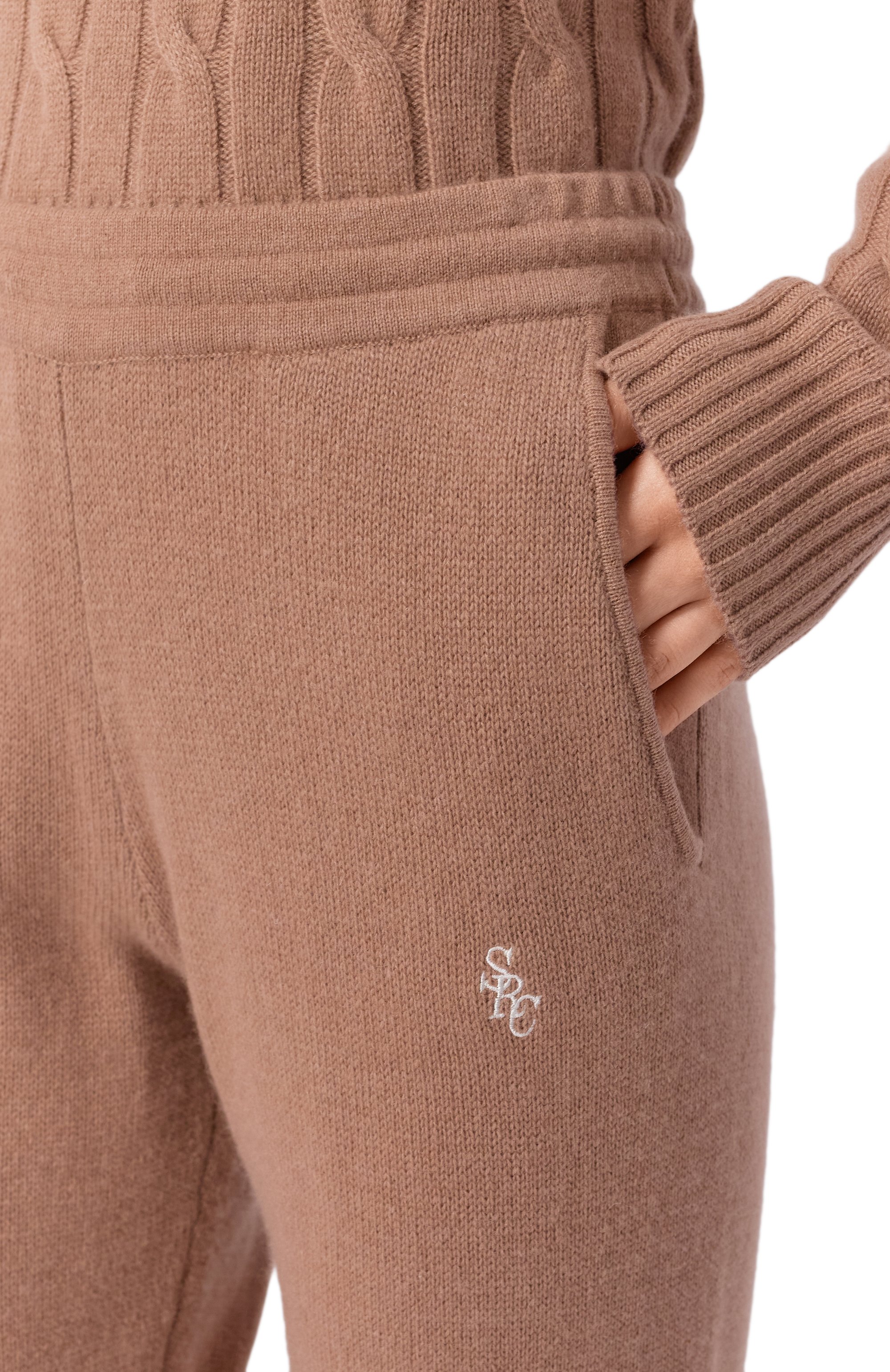 Брюки из кашемира и шерсти SPORTY AND RICH, арт. PA02764302BE02, фото 5