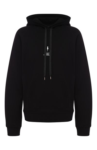 Хлопковое худи NEIL BARRETT, арт. PBJS485/M542S, фото 1