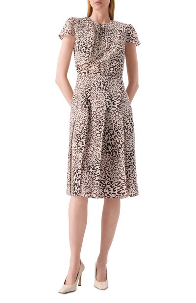 Шелковое платье ALESSANDRA RICH, арт. FABX4027-F4478, фото 3