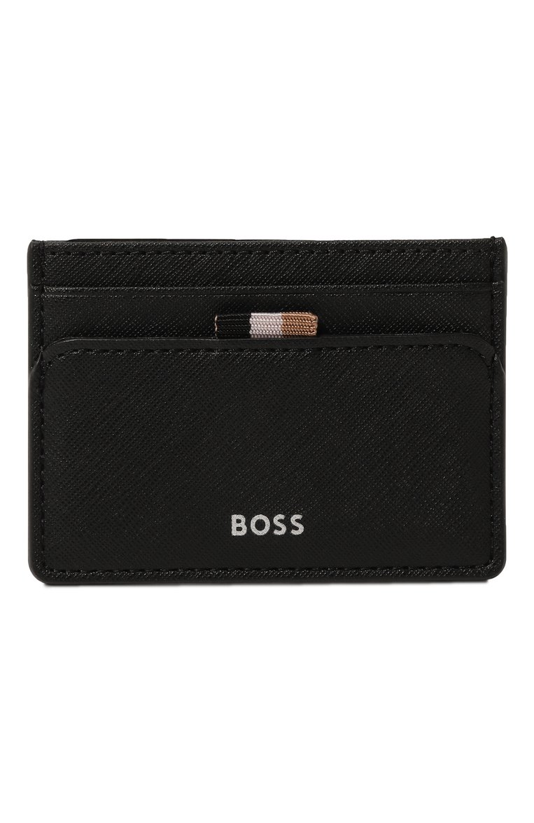 Мужской футляр для кредитных карт BOSS черного цвета, арт. 50498629 | Фото 1 (Нос: Не проставлено; Материал сплава: Проставлено)