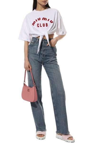 Текстильные шлепанцы MIU MIU, арт. 5XX542/2LH, фото 2