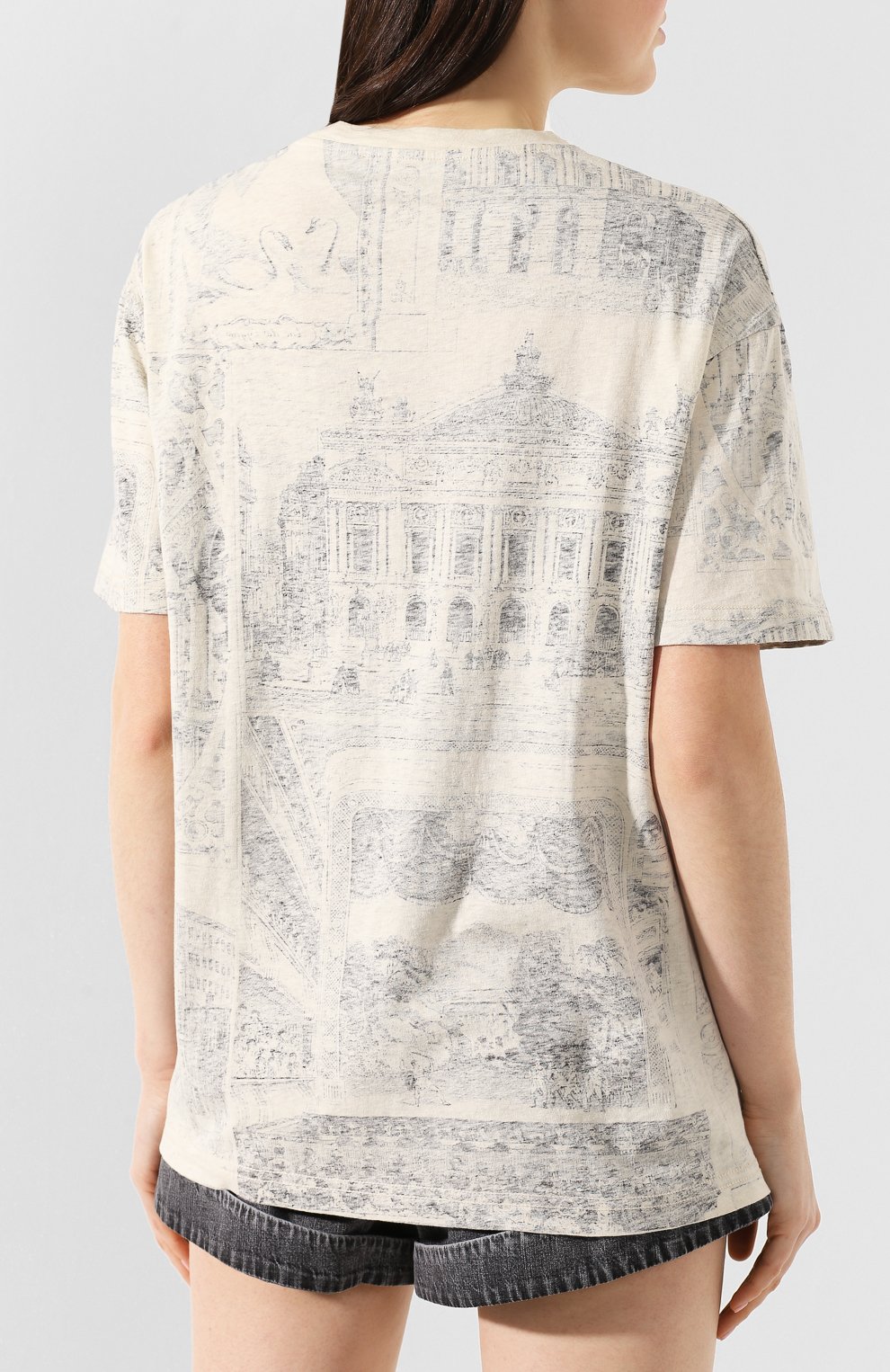 Хлопковая футболка ACNE STUDIOS, арт. AL0045, фото 4