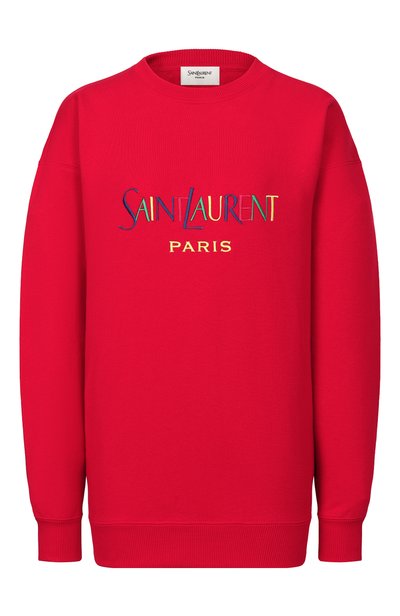 Женский хлопковый свитшот SAINT LAURENT, арт. 873600/Y36Z0