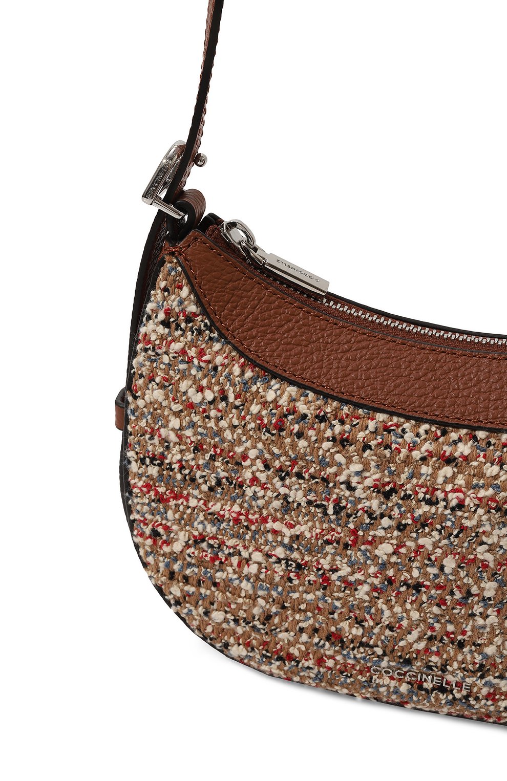 Сумка whisper COCCINELLE коричневого цвета по цене 24500 руб., арт. E5 PIQ 55 01 01, фото 3 Сумка whisper COCCINELLE, арт. E5 PIQ 55 01 01, фото 3