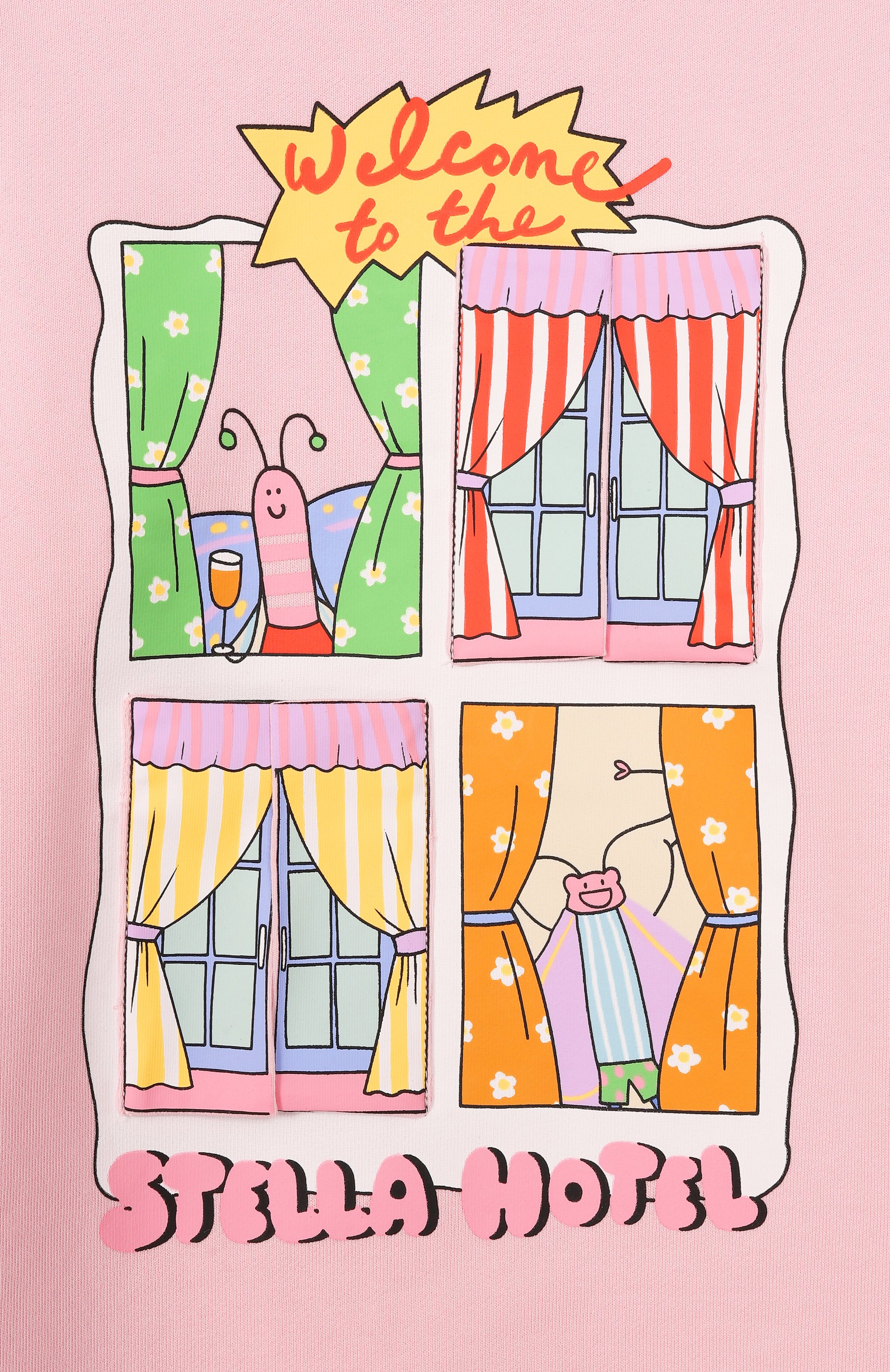 Хлопковый свитшот STELLA MCCARTNEY, арт. TY4A10, фото 3