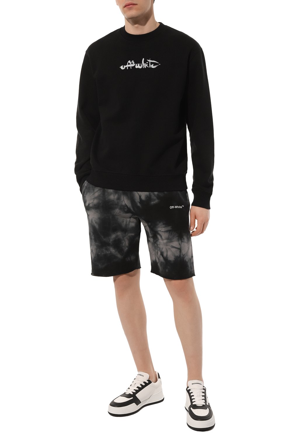 Хлопковые шорты OFF-WHITE, арт. 0MCI006F22FLE0070701, фото 2