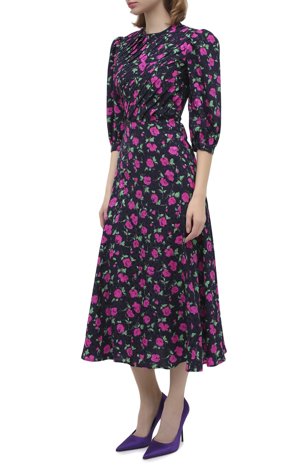 Шелковое платье ALESSANDRA RICH, арт. FAB2214-F2903, фото 3