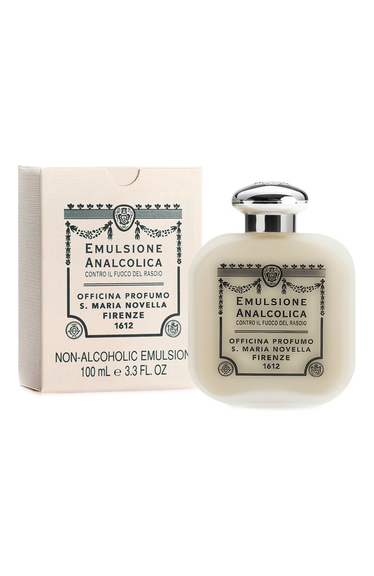 Мужская эмульсия после бритья без спирта (100ml) SANTA MARIA NOVELLA бесцветного цвета, арт. SMN7010918 | Фото 2 (Назначение: После бритья; Региональные ограничения белый список (Axapta Mercury): Не проставлено; Нос: Не проставлено; Тип продукта: Эмульсии)