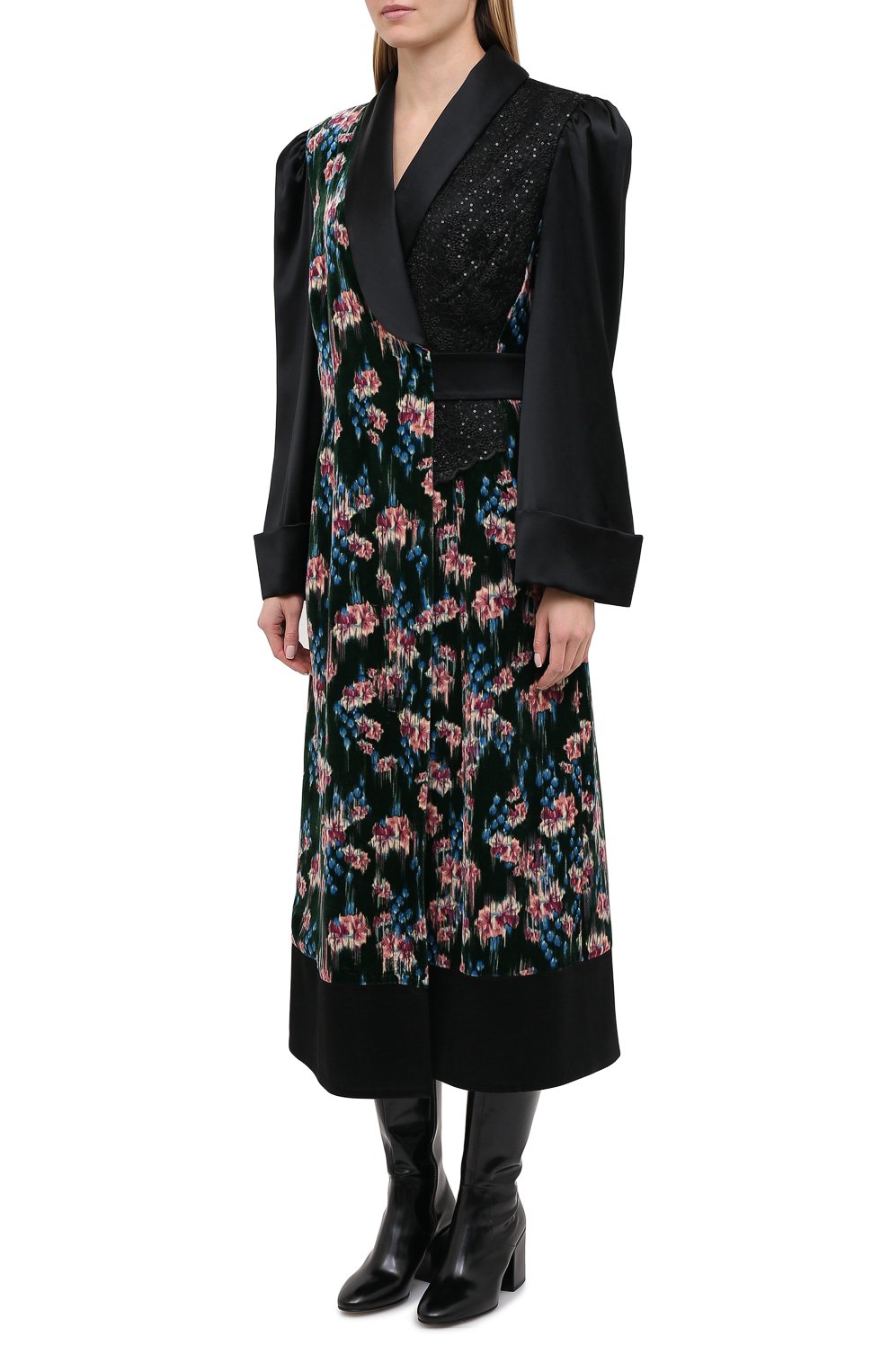 Платье из вискозы и шелка ULYANA SERGEENKO, арт. ABM002FW20P(1120т20), фото 3