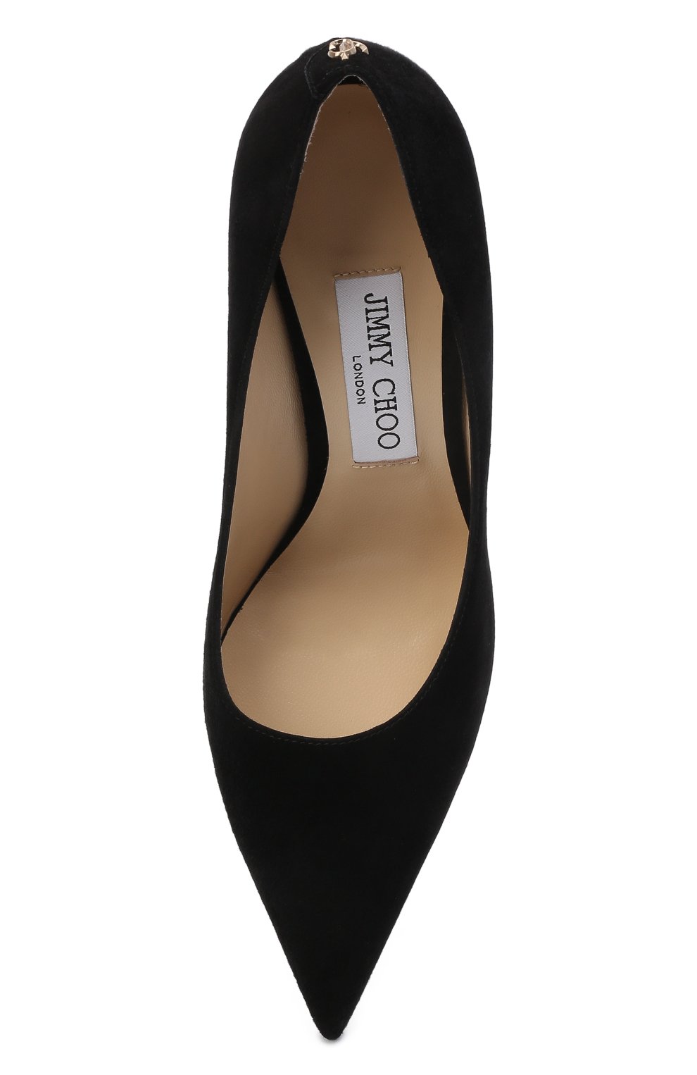 Замшевые туфли love 85 JIMMY CHOO черного цвета по цене 93050 руб., арт. L0VE 85/BWJ, фото 6 Замшевые туфли love 85 JIMMY CHOO, арт. L0VE 85/BWJ, фото 6