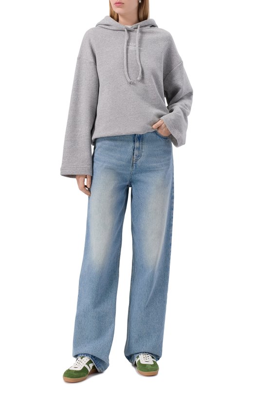 Хлопковое худи Closed C95758-47M-PR Серый  C95758-47M-PR Фото 2