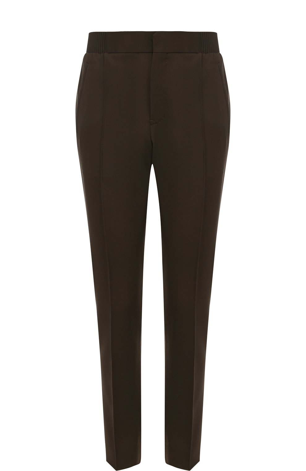 Шерстяные брюки прямого кроя с поясом на резинке BERLUTI, арт. R12TCU22-WANE, фото 1