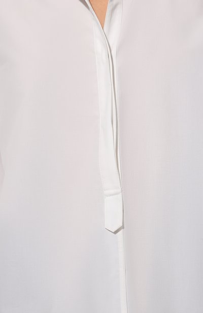 Хлопковая рубашка GIORGIO ARMANI белого цвета по цене 126000 руб., арт. 2SHCC02J/T034V, фото 5 Хлопковая рубашка GIORGIO ARMANI, арт. 2SHCC02J/T034V, фото 5