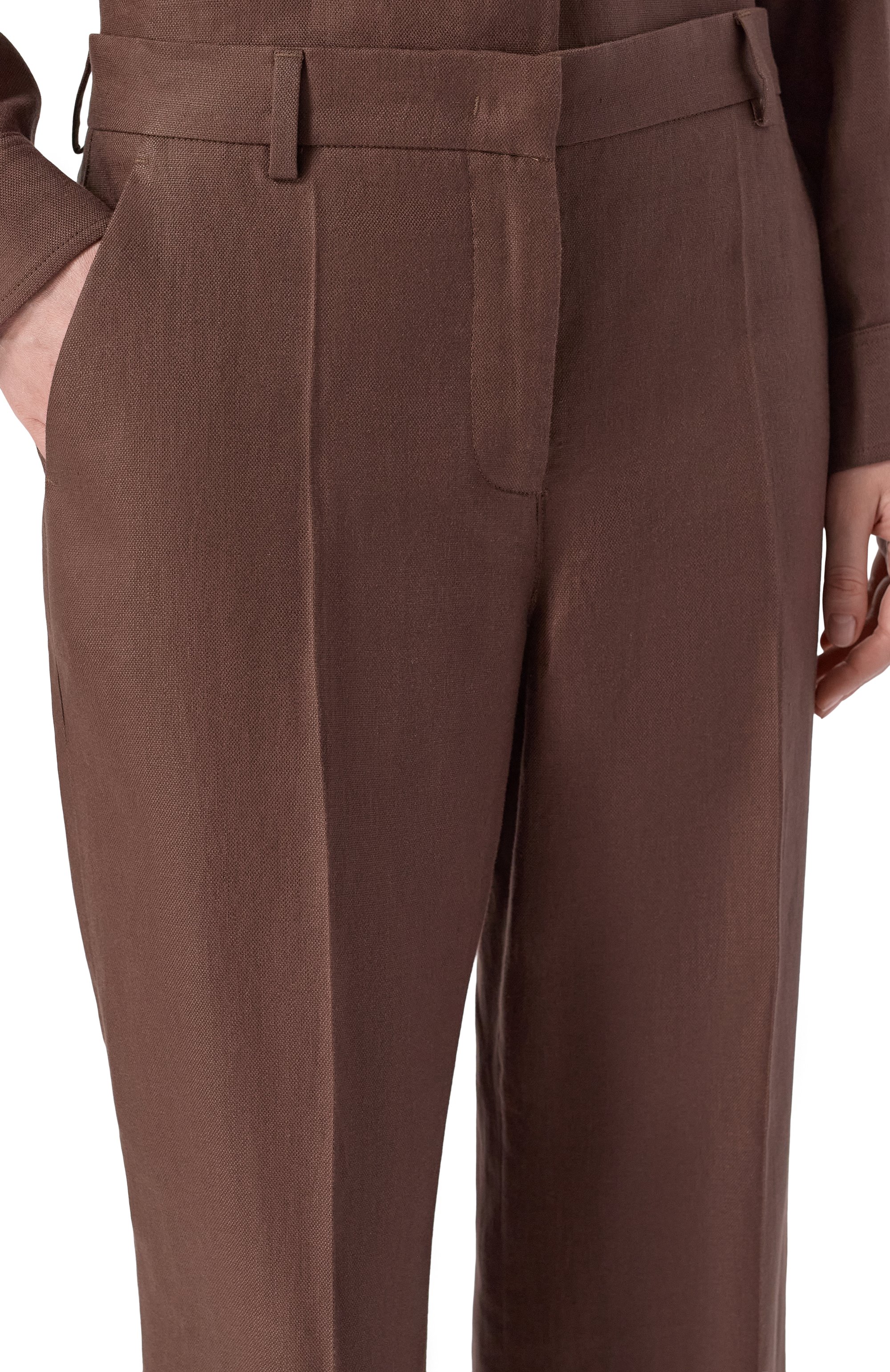 Льняные брюки WEEKEND MAX MARA, арт. WKDMALIZIA, фото 5