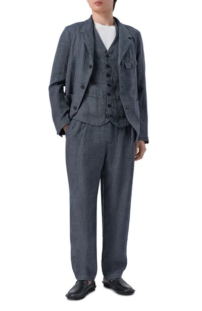 Льняной жилет HANNES ROETHER, арт. WE26SPER.6048, фото 2