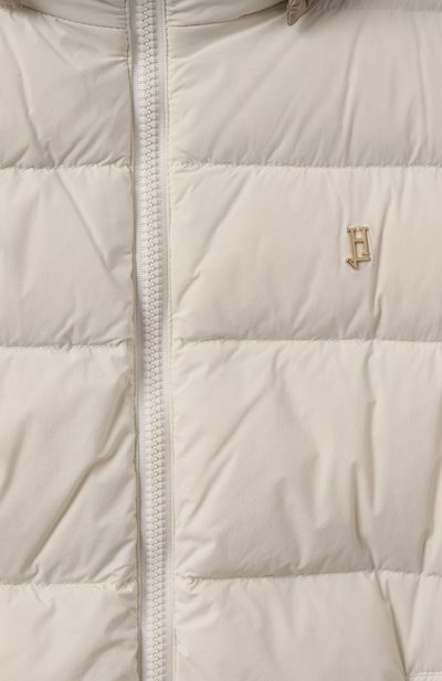 Пуховое пальто HERNO молочного цвета по цене 65850 руб., арт. PI000172G/12431SZ, фото 3 Пуховое пальто HERNO, арт. PI000172G/12431SZ, фото 3