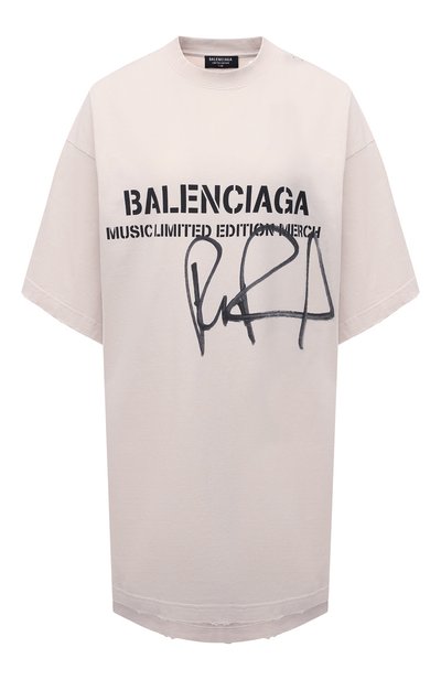 Женская хлопковая футболка BALENCIAGA, арт. 676589/TLV57