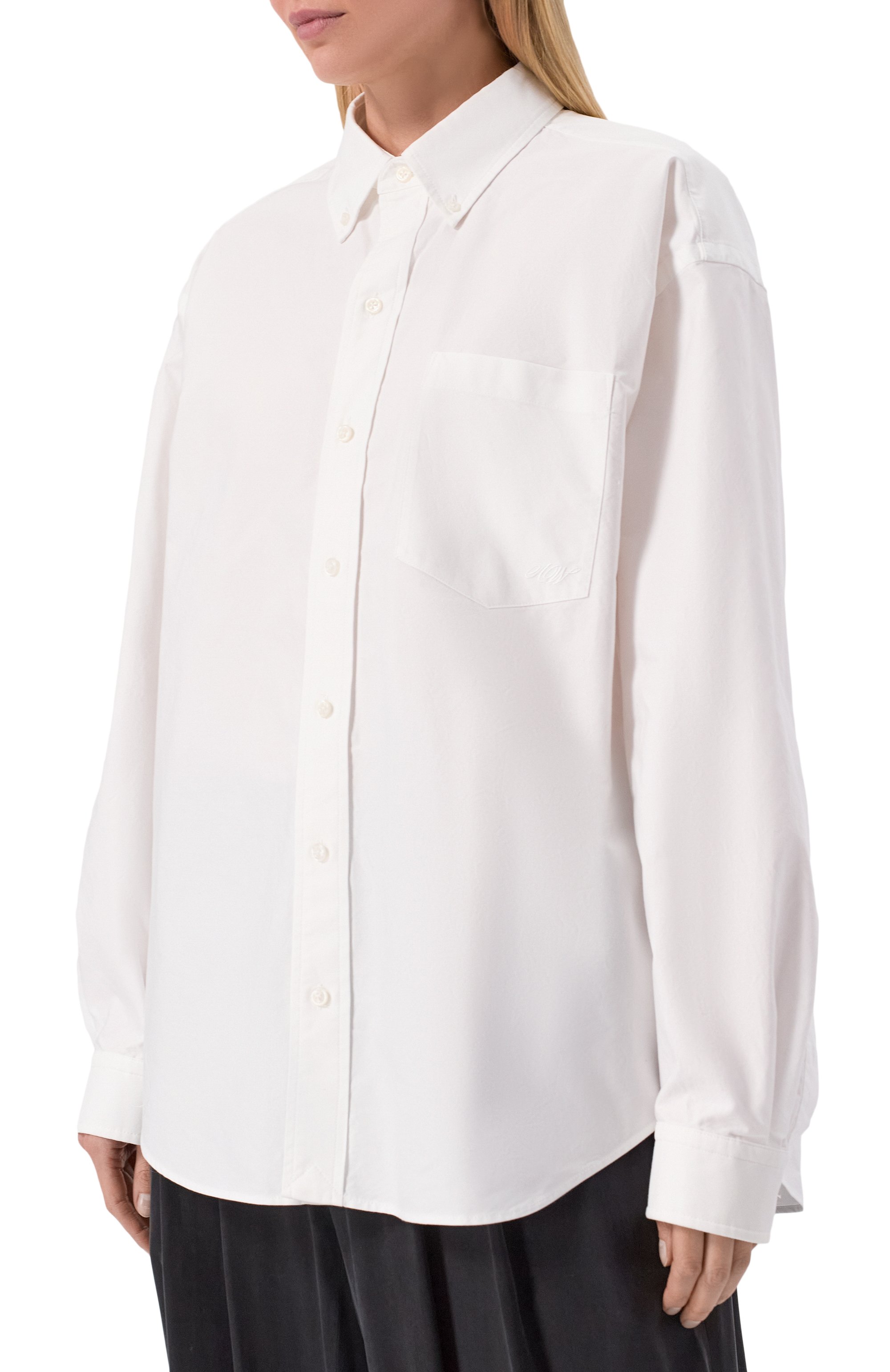 Хлопковая рубашка ALEXANDERWANG.T, арт. 4WC2251013, фото 3