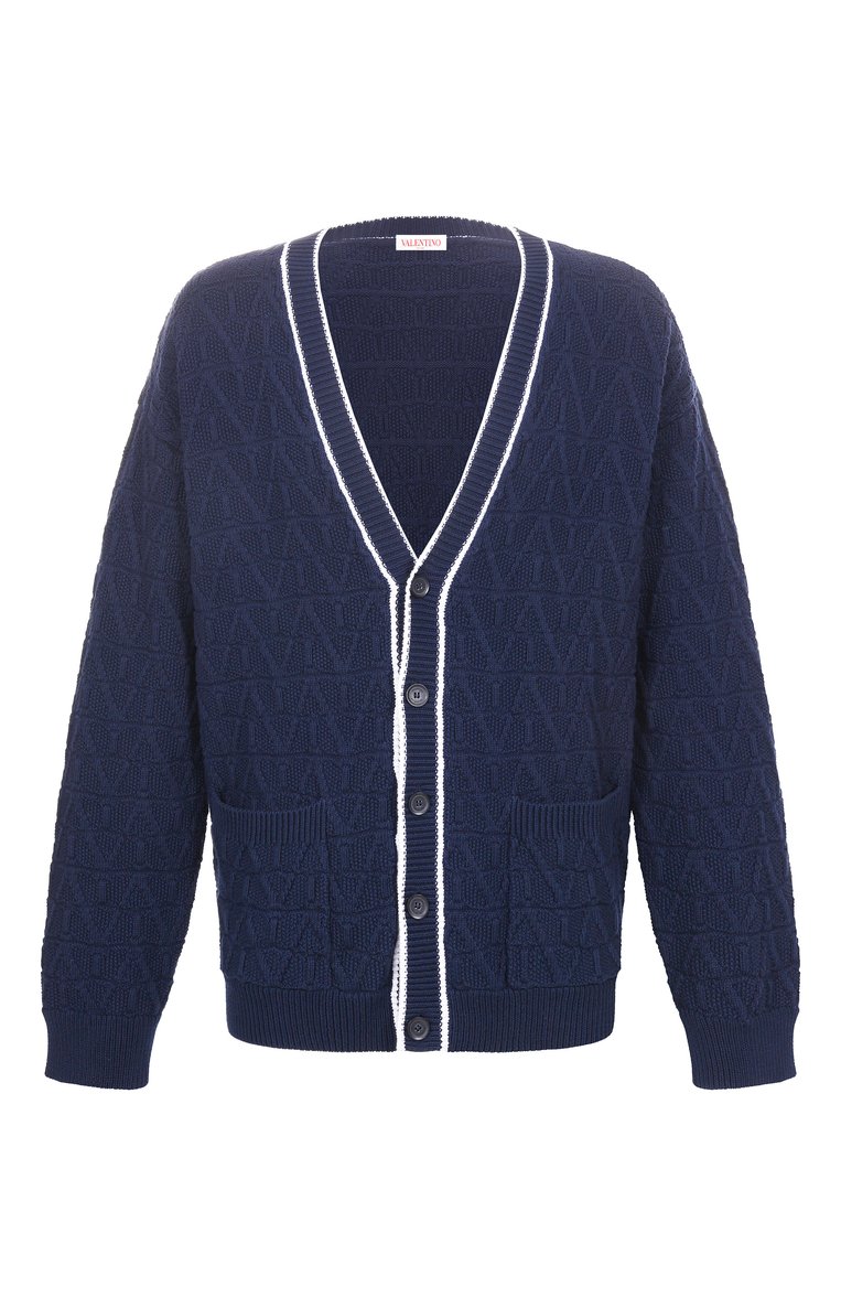 Хлопковый кардиган VALENTINO, арт. 5V3KA03XACD, фото 1