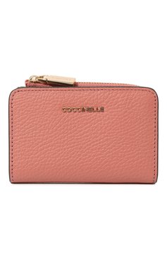 Женские кожаный кошелек COCCINELLE розового цвета, арт. E2 M10 17 01 01 | Фото 1 (Материал: Натуральная кожа; Нос: Не проставлено; Материал сплава: Проставлено)