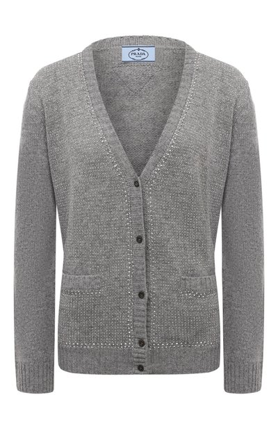 Женский кашемировый кардиган PRADA, арт. P25I68-10D6-F0031-221