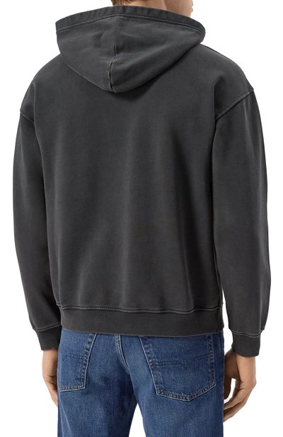 Хлопковое худи DIESEL, арт. A16913/0TKAC, фото 4