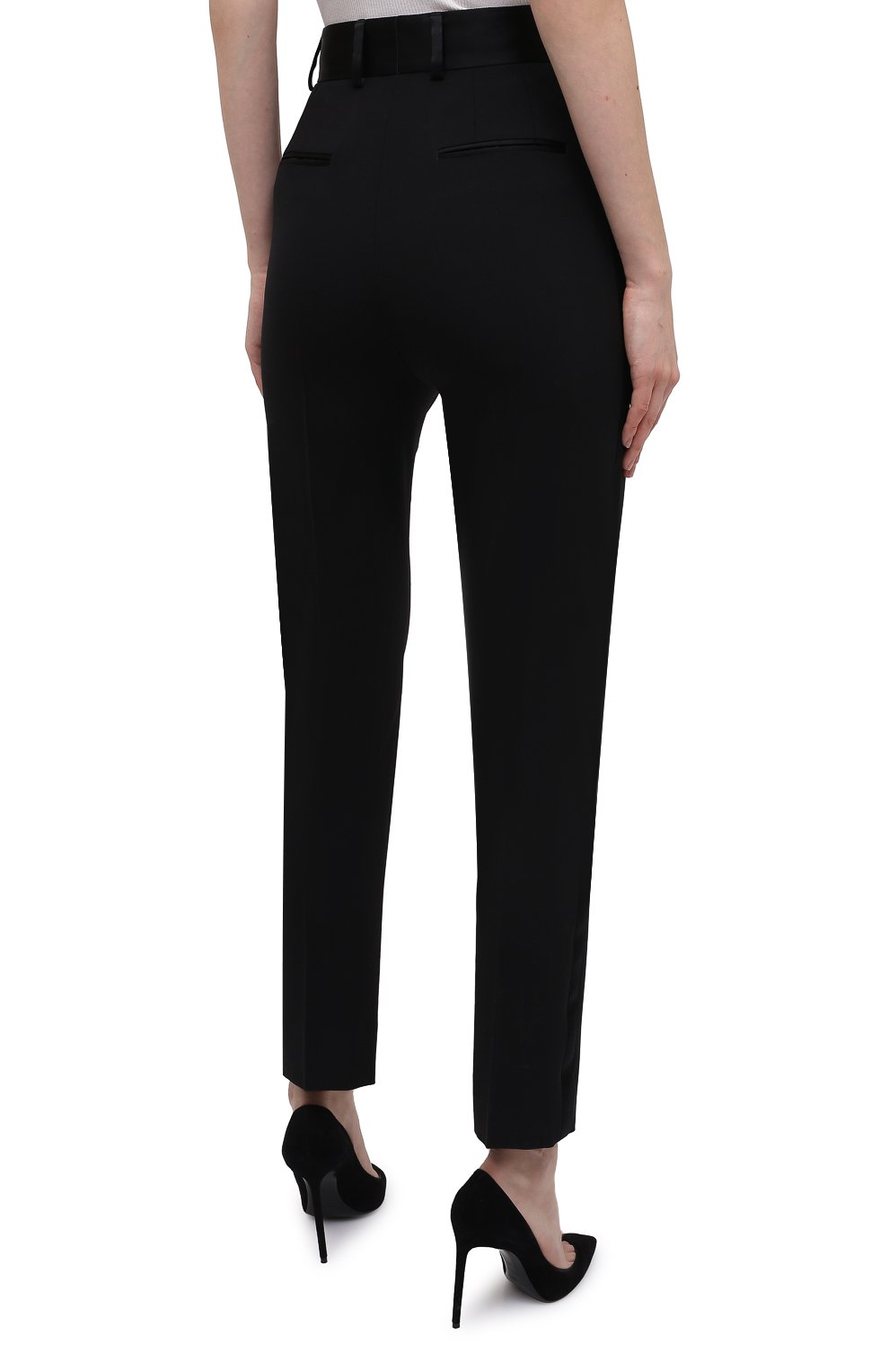 Брюки из шерсти и шелка DOLCE & GABBANA, арт. FTCC8T/FUBAJ, фото 4