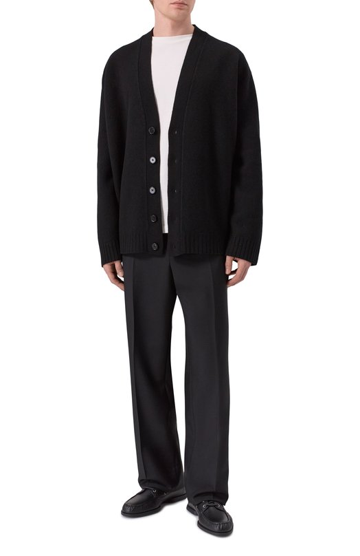 Шерстяной кардиган Jil Sander J22HP0005-J14506 Чёрный  J22HP0005-J14506 Фото 2