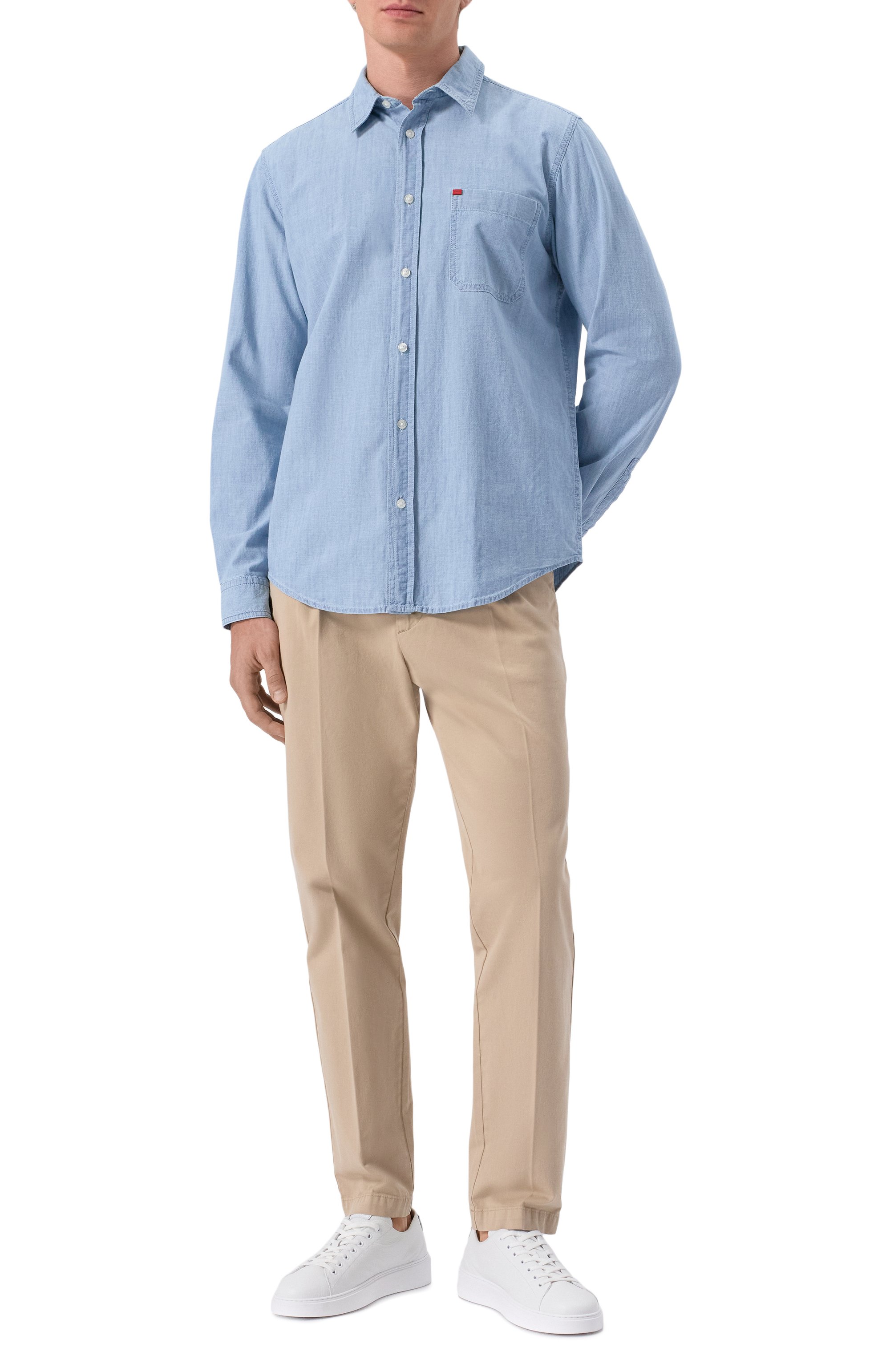 Хлопковые брюки BOSS, арт. 50524390, фото 2