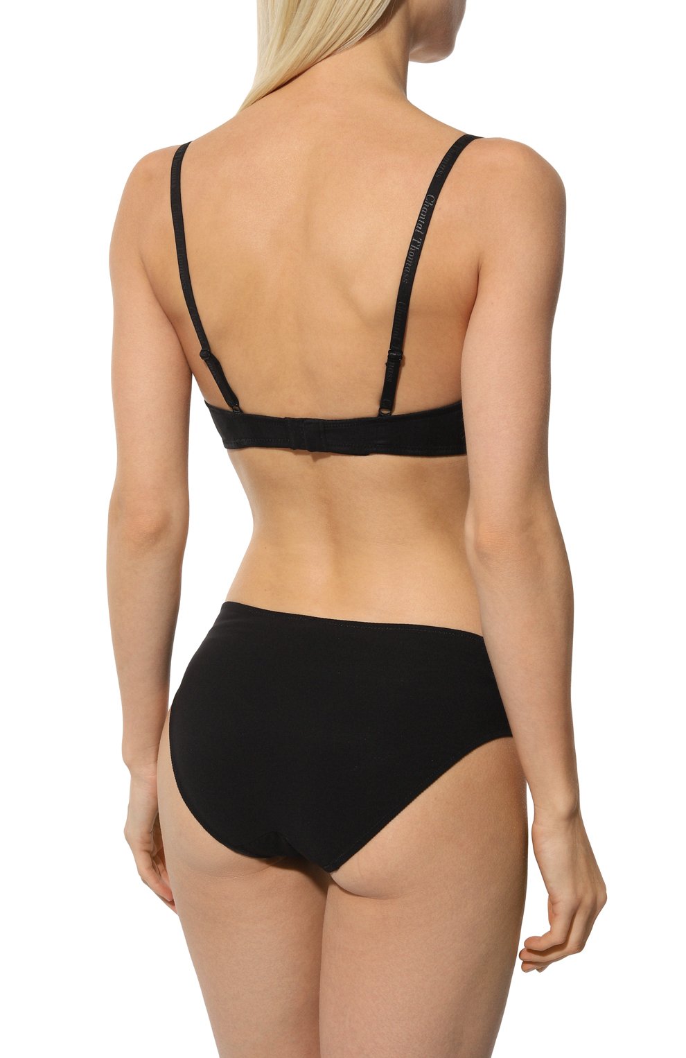 Трусы-слипы CHANTAL THOMASS черного цвета по цене 8640 руб., арт. T220663, фото 3 Трусы-слипы CHANTAL THOMASS, арт. T220663, фото 3