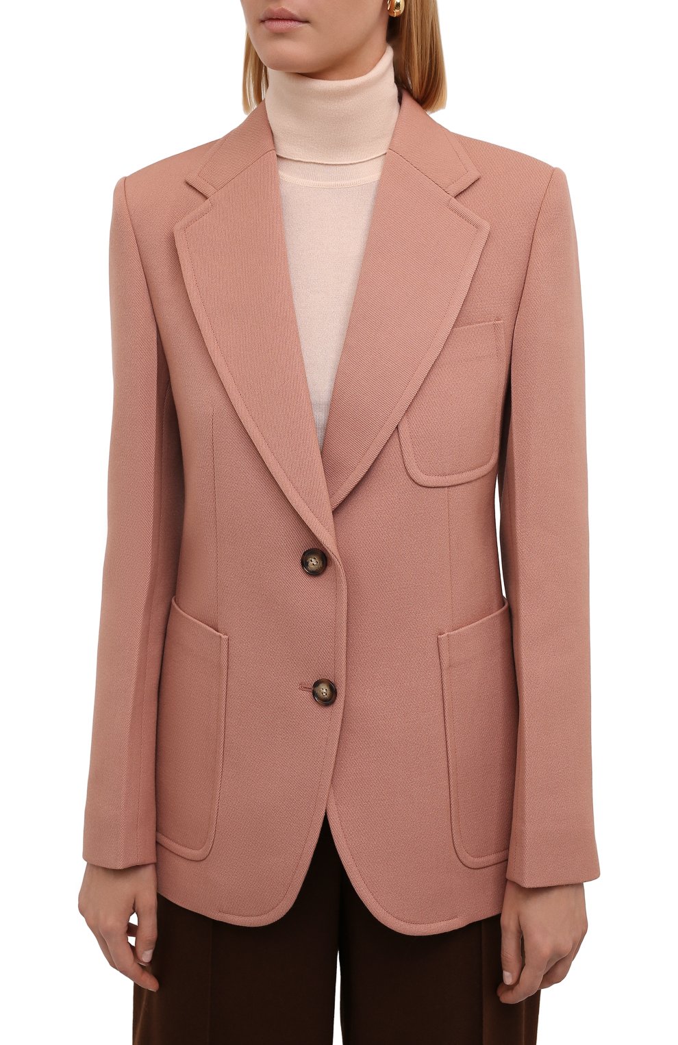 Шерстяной жакет VICTORIA BECKHAM, арт. 1521WJK002866B, фото 3