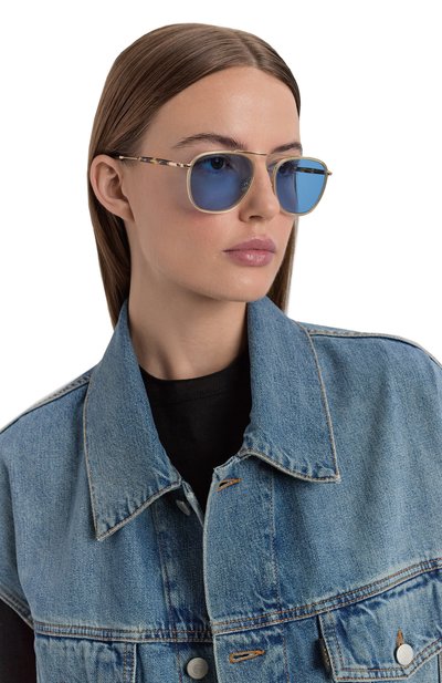 Солнцезащитные очки MOSCOT, арт. FANAGLE SUN CITR0N/T0RT0ISE/G0LD/CELEBRITY BLUE, фото 3