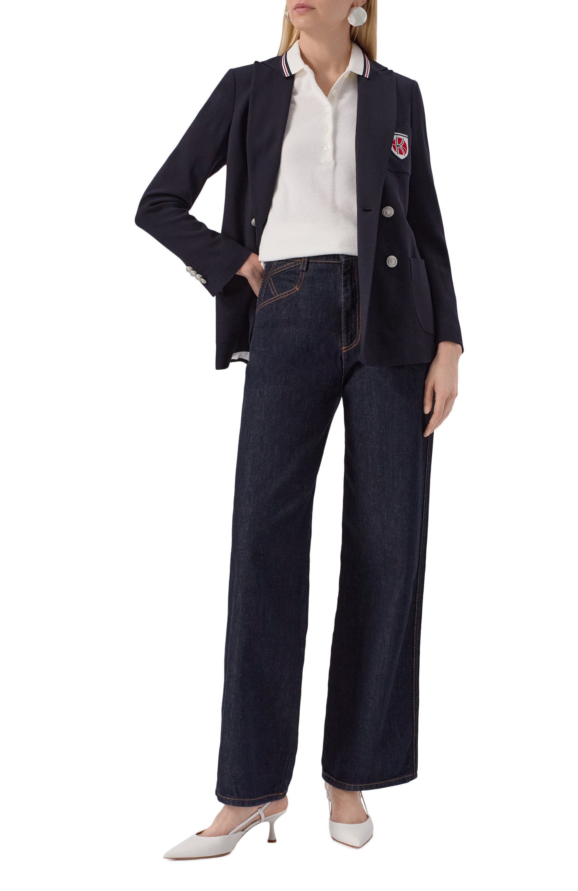 Поло из хлопка и шелка KITON, арт. D59423K0915F01, фото 2