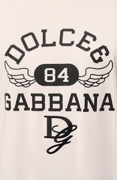 Хлопковая футболка DOLCE & GABBANA, арт. G8PN9Z/G7NSN, фото 5
