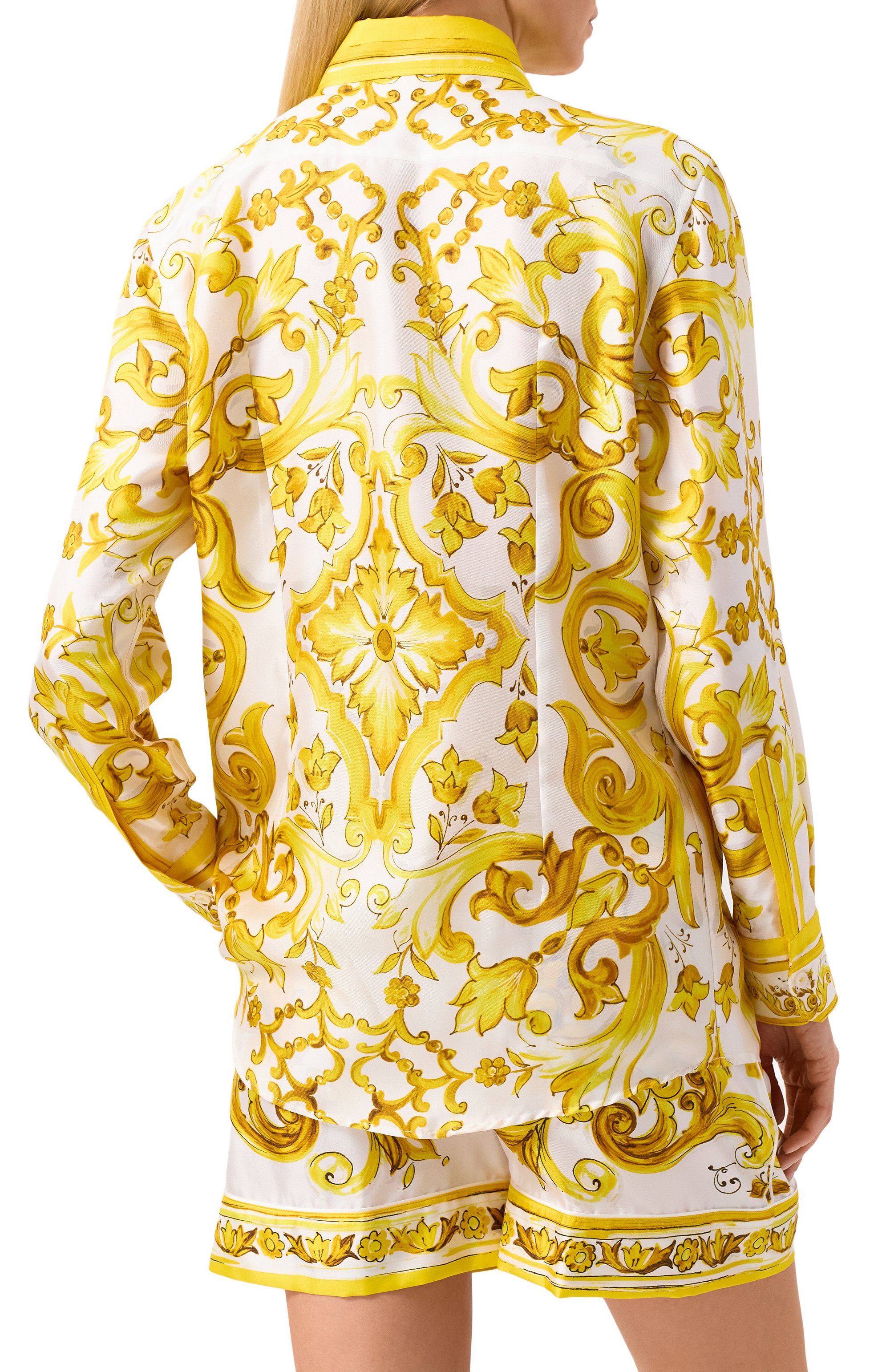 Шелковая блузка DOLCE & GABBANA, арт. F5J51T/HI1TK, фото 4