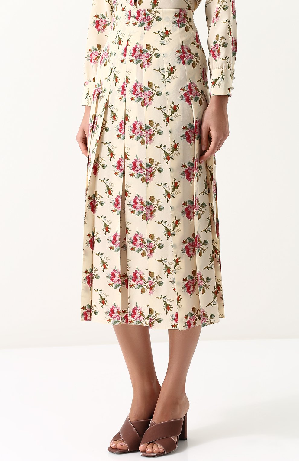 Шелковая юбка GUCCI, арт. 409370/ZKX21, фото 3