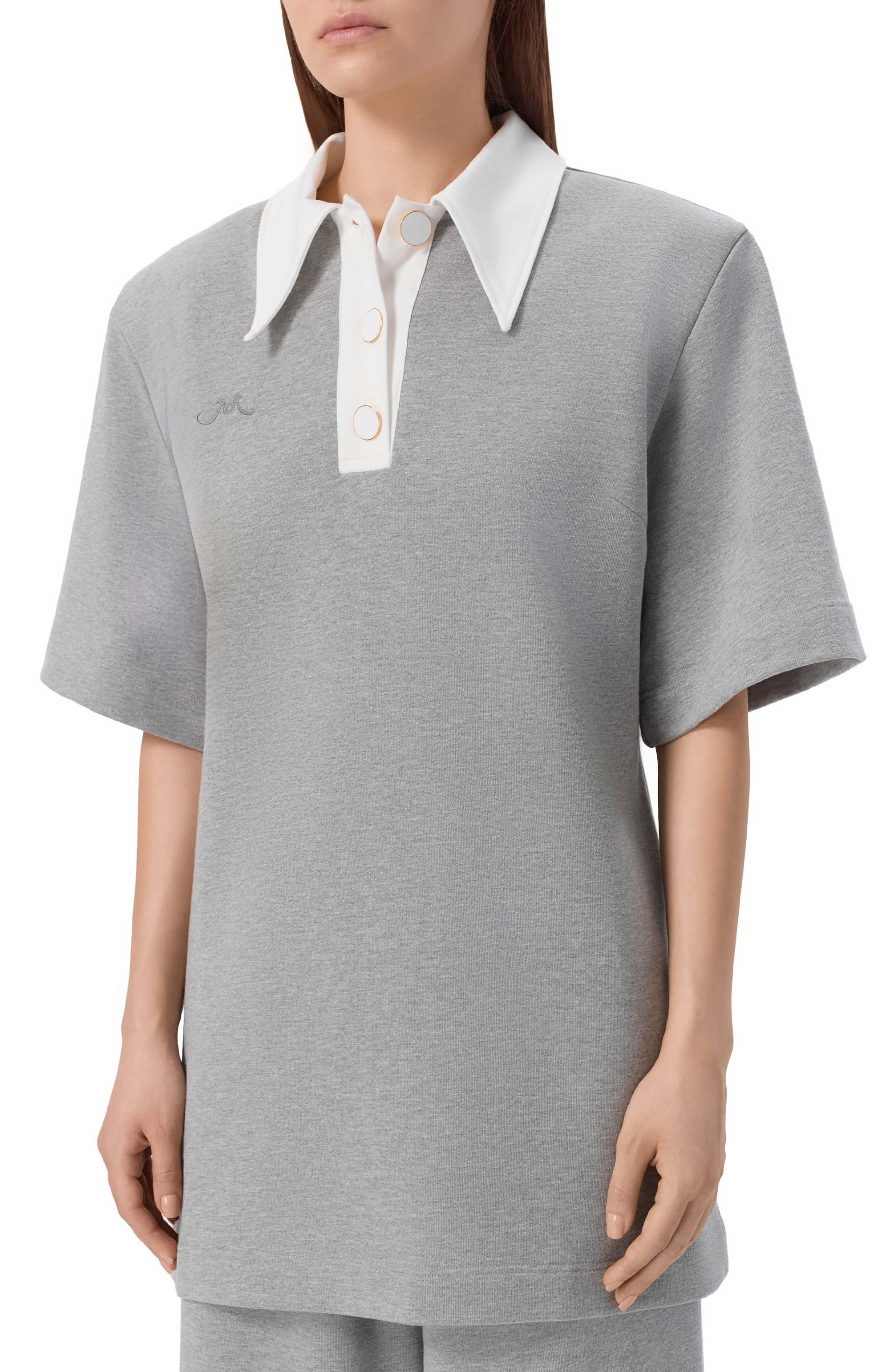 Хлопковое поло ROWEN ROSE, арт. RR_J083, фото 3