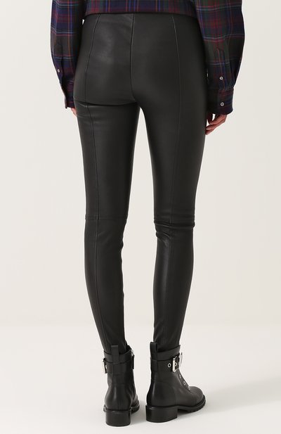 Кожаные брюки-скинни POLO RALPH LAUREN, арт. 211525227, фото 4