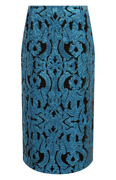 Женская юбка из вискозы и ш елка DRIES VAN NOTEN, арт. 202-10806-1425