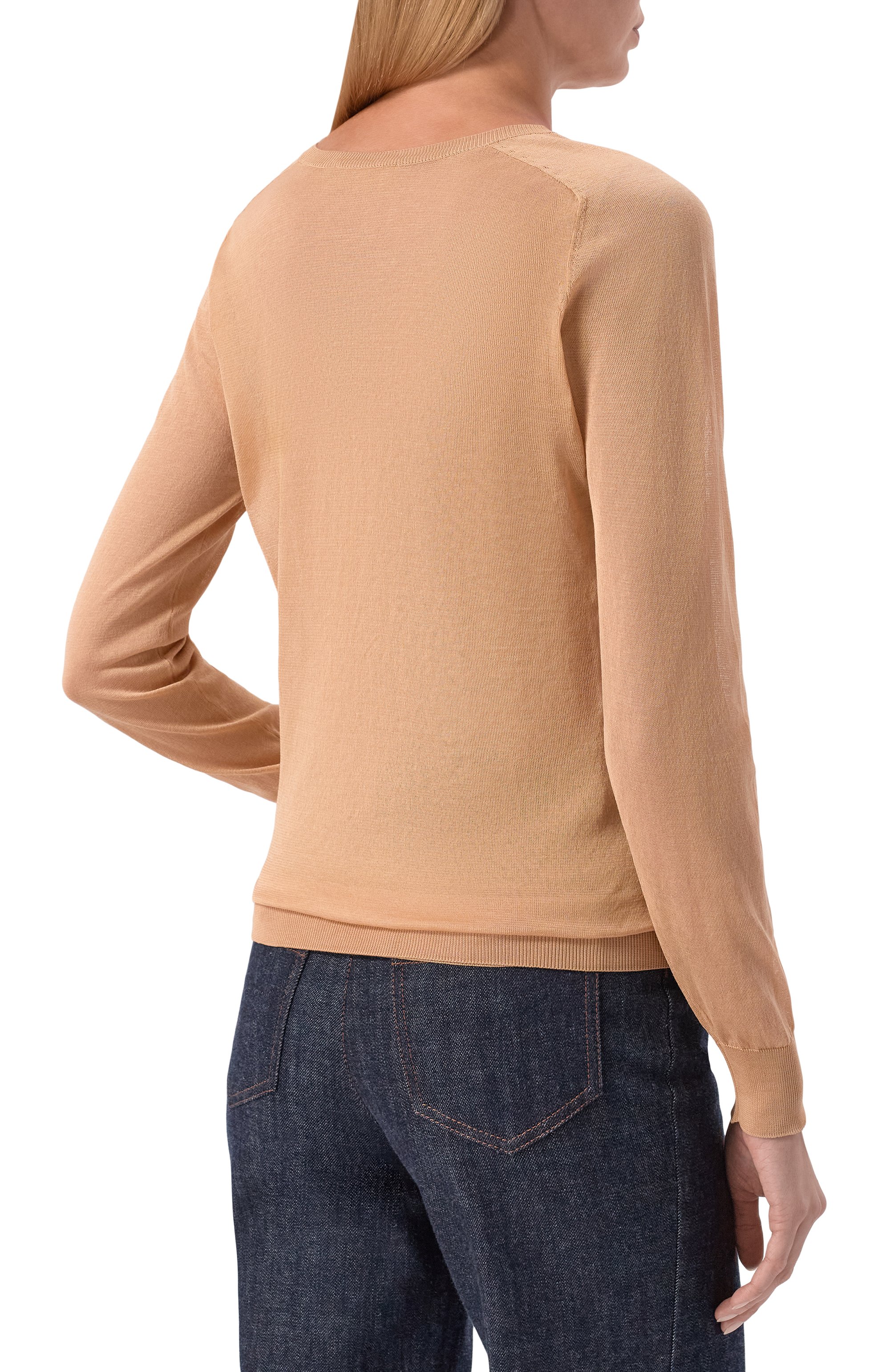 Хлопковый пуловер ELIE SAAB, арт. T0268/CK017, фото 4