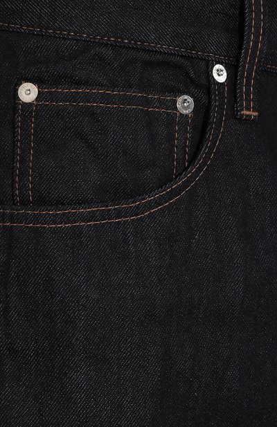 Джинсы HELMUT LANG темно-синего цвета по цене 29950 руб., арт. I09DM208, фото 5 Джинсы HELMUT LANG, арт. I09DM208, фото 5