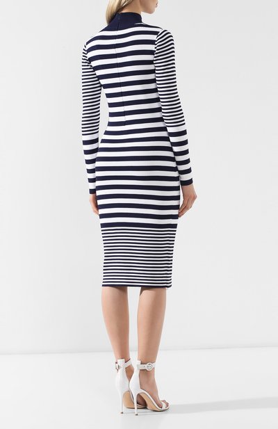 Платье-миди в полоску MICHAEL MICHAEL KORS, арт. MH88YFH5ZV, фото 4