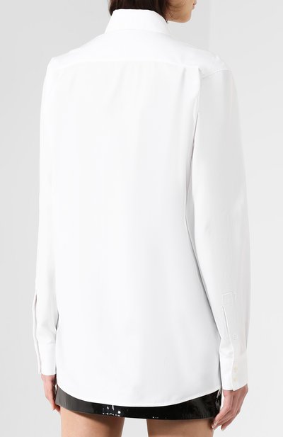 Хлопковая рубашка BALMAIN белого цвета по цене 118500 руб., арт. SF02003/P024, фото 4 Хлопковая рубашка BALMAIN, арт. SF02003/P024, фото 4
