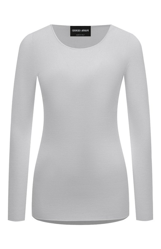 Топ из вискозы Giorgio Armani 8NAM31/AM05Z Серый 8NAM31/AM05Z