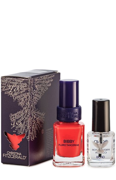 Лак для ногтей \сладкий мандарин\" bibby fluoro tangerine + bond" CHRISTINA FITZGERALD, арт. 9333381001283, фото 1