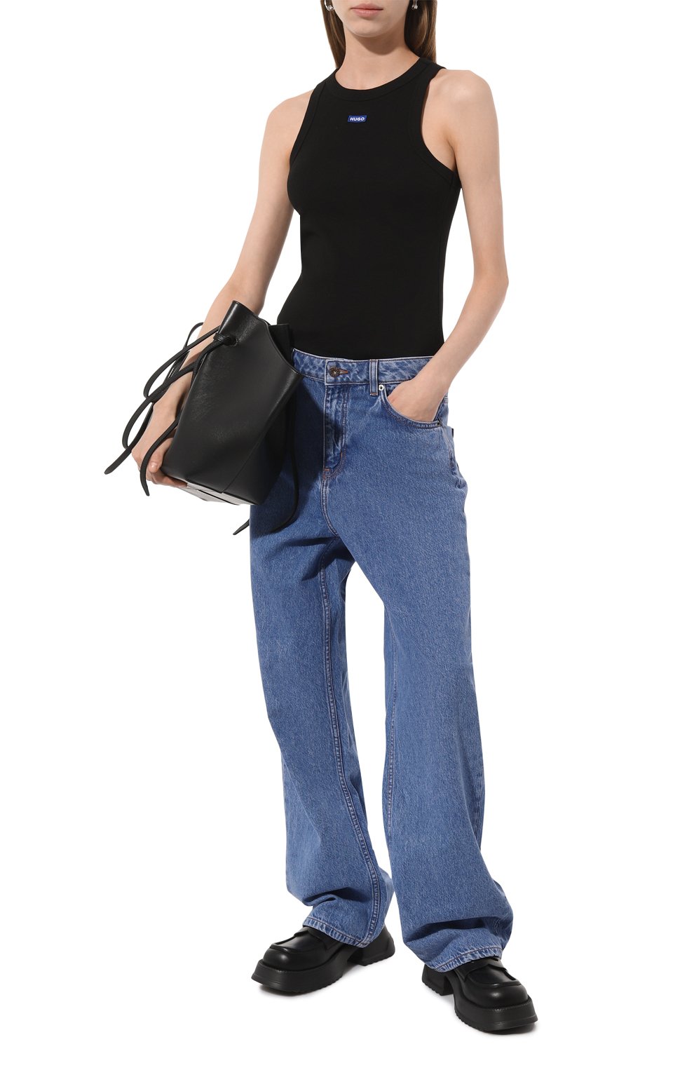 Хлопковая майка HUGO BLUE, арт. 50508857, фото 2